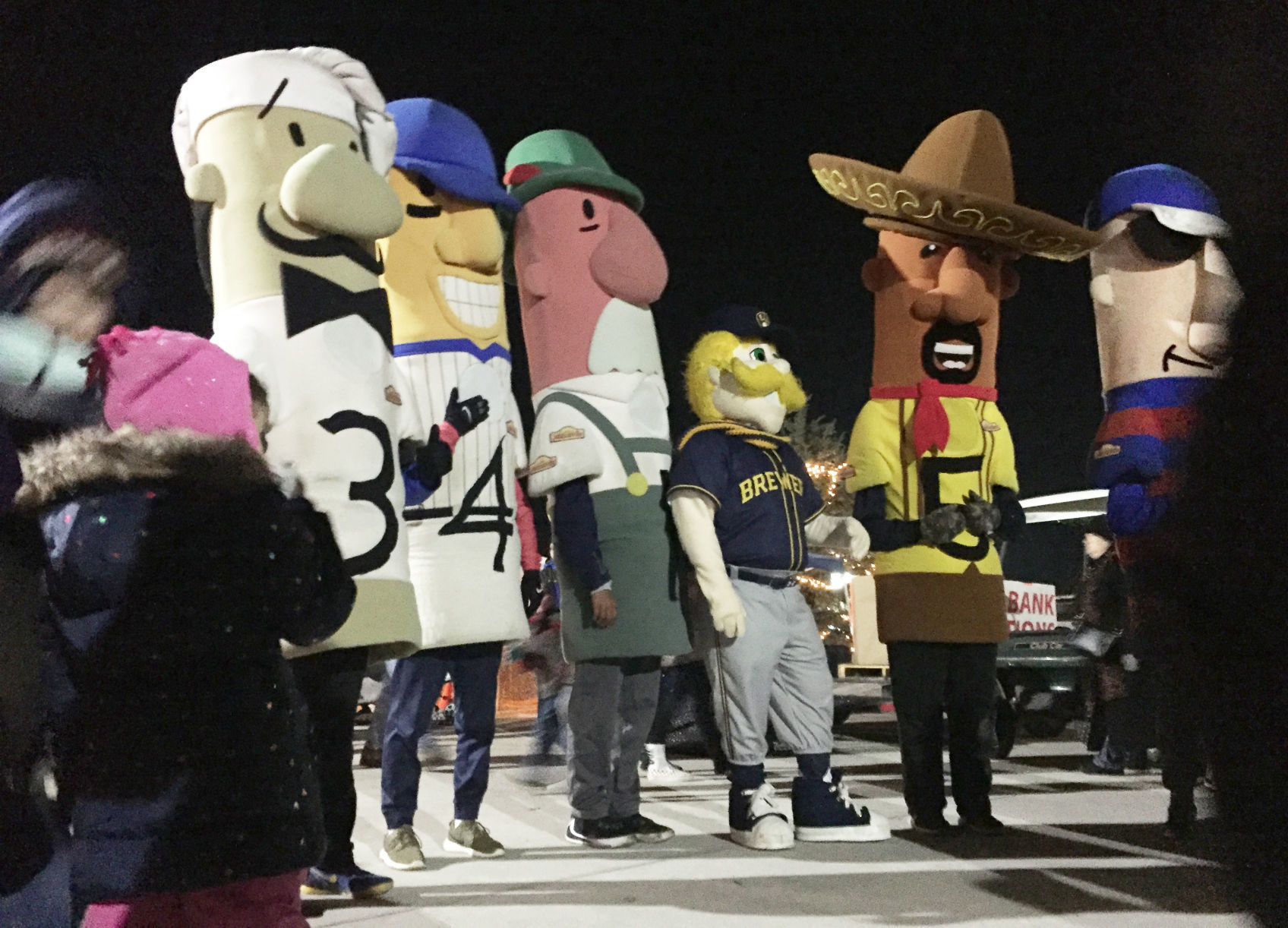 Sausages for the Racine County Food Bank